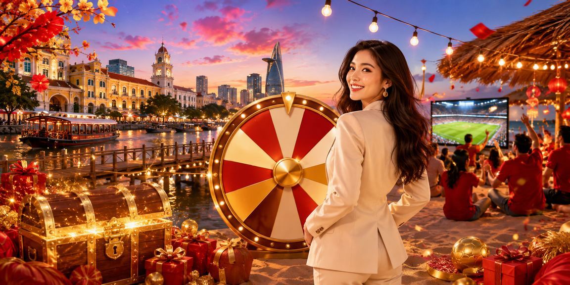 Người chơi trải nghiệm roulette trong không khí lễ Tết tại TP.HCM – giải thưởng lớn Jackpot